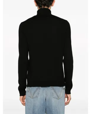 Zadig&Voltaire Bobby ファインリブ ローカット ジャンパー - ブラック - サムネイル5