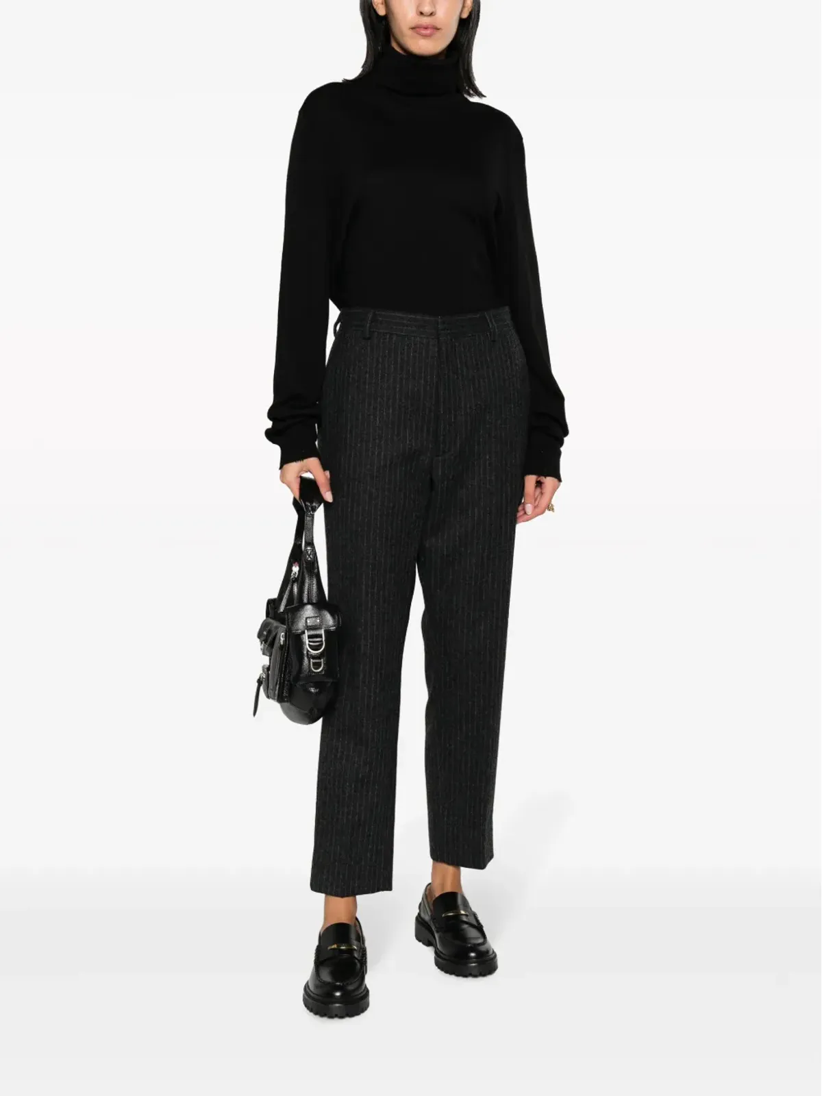 Zadig&Voltaire Bobby ファインリブ ローカット ジャンパー - ブラック - 画像3