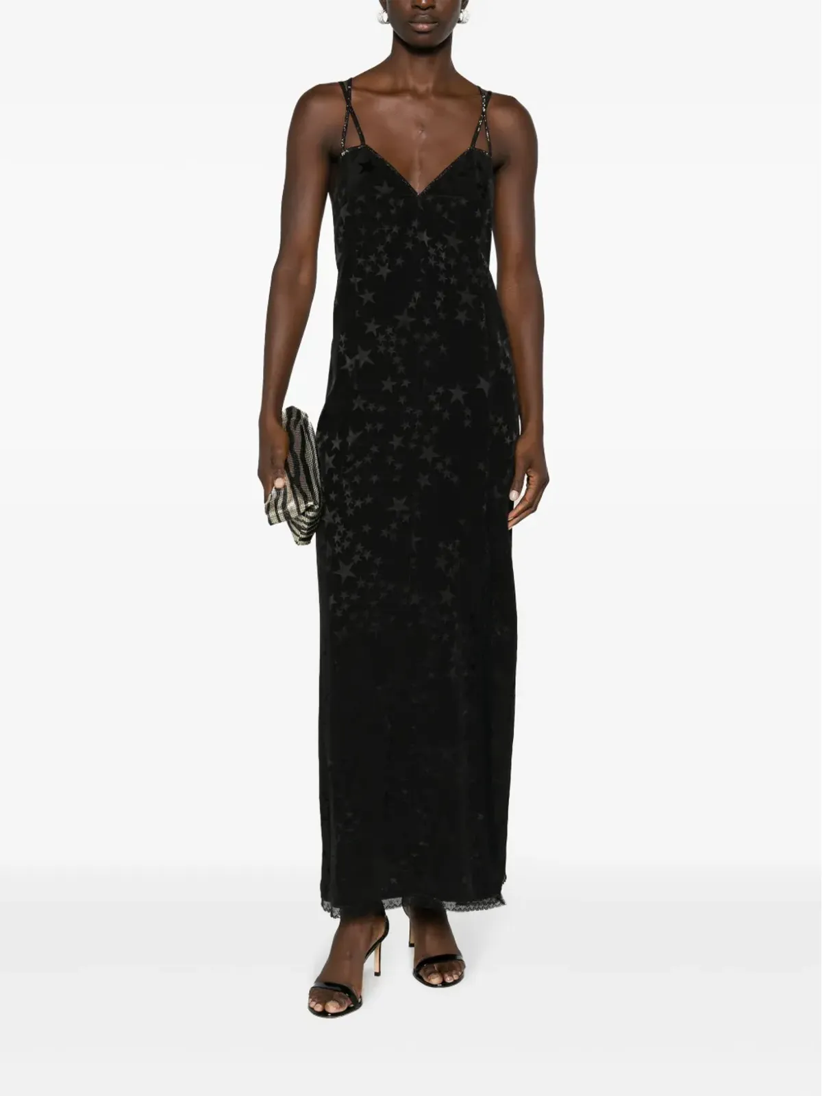 Zadig&Voltaire ロハル スタージャカード シルク ドレス - 画像2