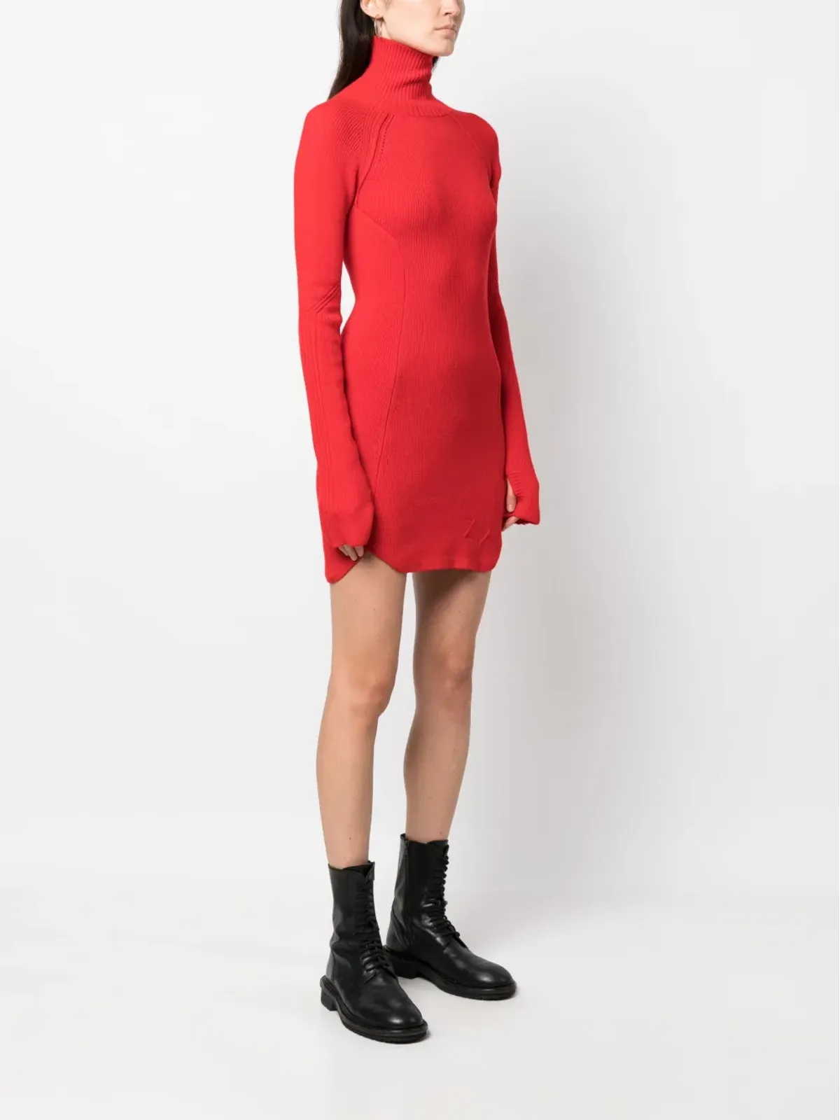 Zadig&Voltaire Viky ウールミニドレス（レッド） - 画像4