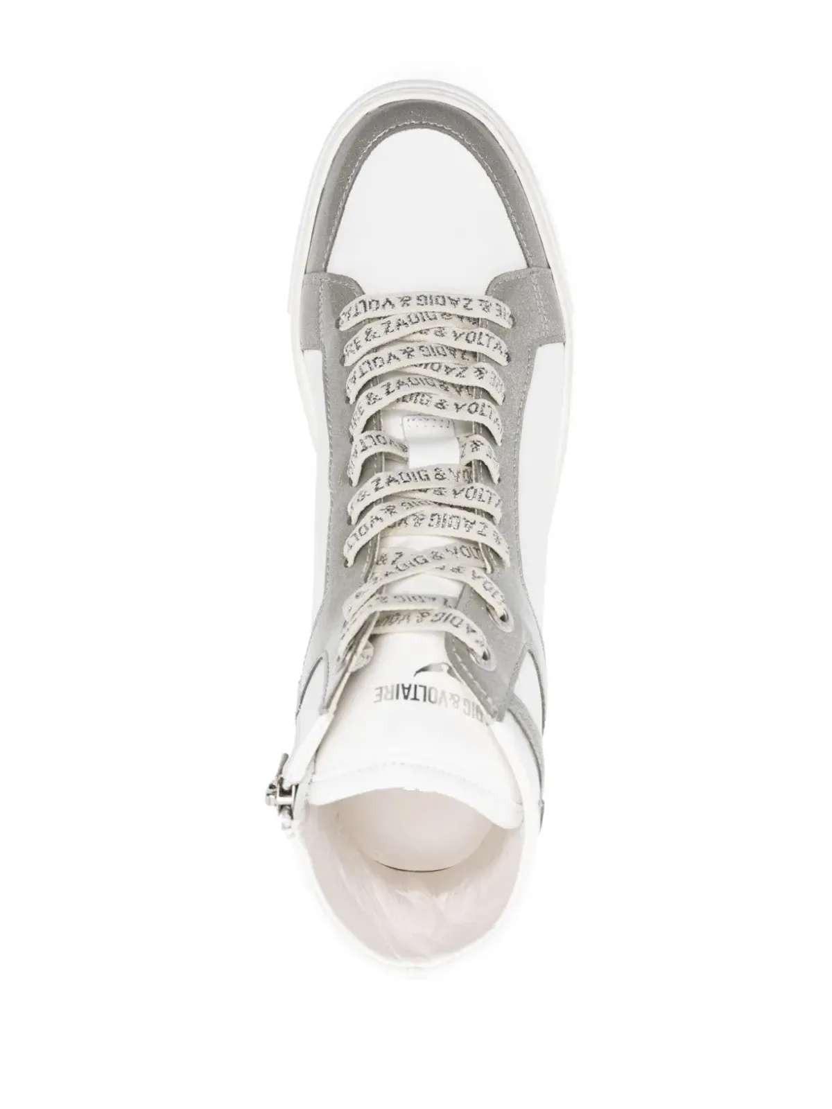 Zadig&Voltaire ハイフラッシュインフィニティ レザー スニーカー - 画像4