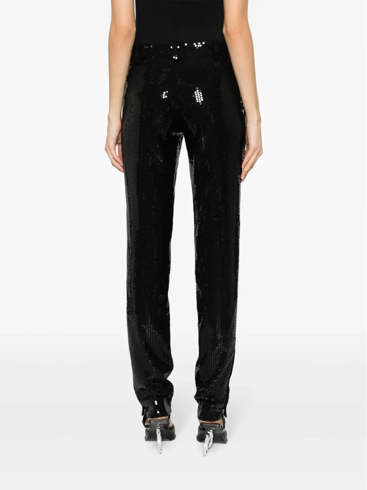 Zadig&Voltaire プリュニー スパンコール付き テーパードパンツ - 画像4