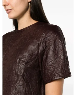 Zadig&Voltaire リディ 皺加工レザー ミニドレス - サムネイル5