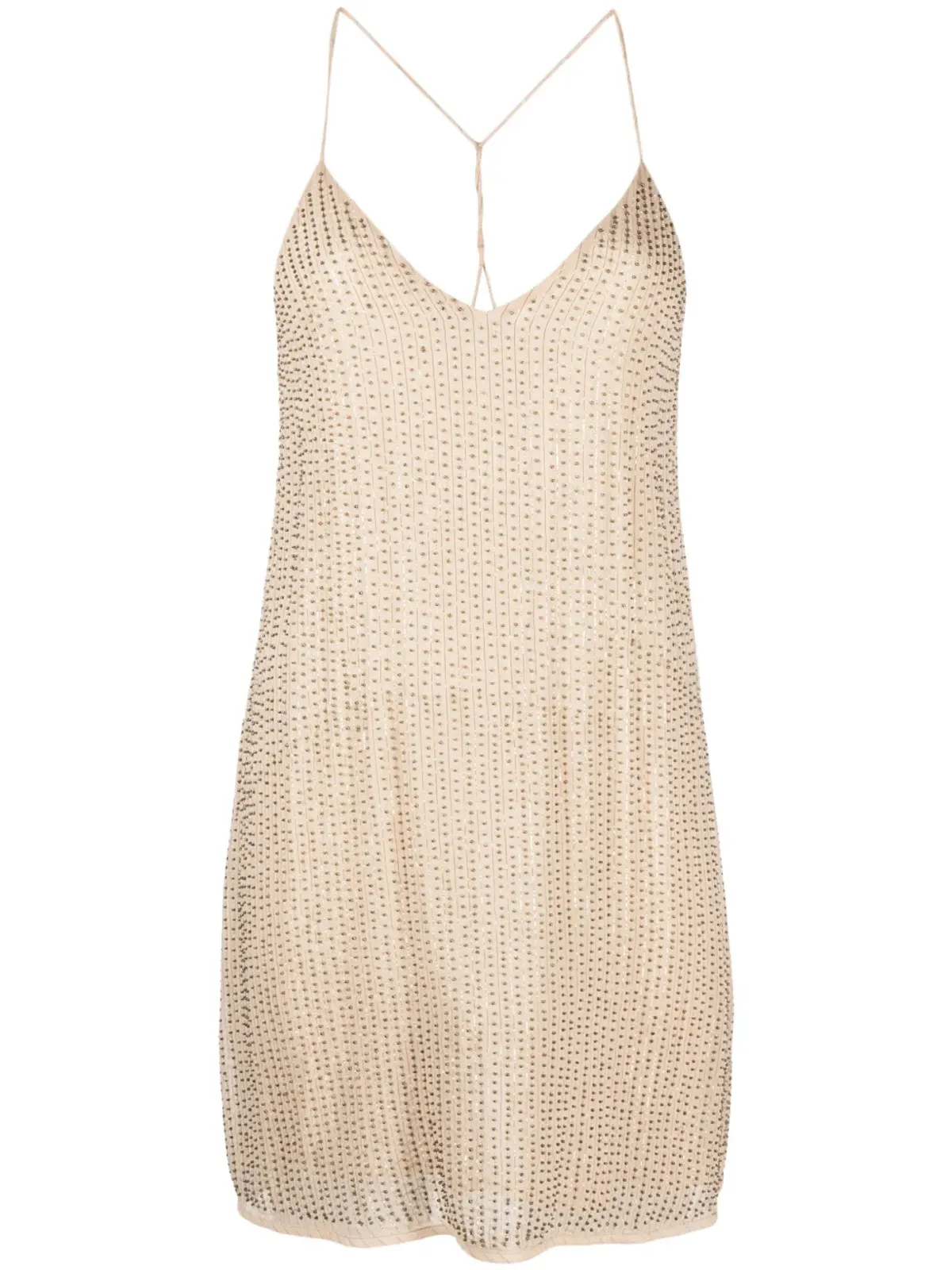 Zadig&Voltaire ビジューVネック ミニドレス - 画像1