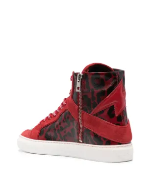 Zadig&Voltaire ZV1747 ハイフラッシュ・パネルドスニーカー - サムネイル3