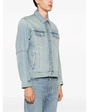 Zadig&Voltaire カシー スプレッドカラー クリスタル デニムジャケット - サムネイル4