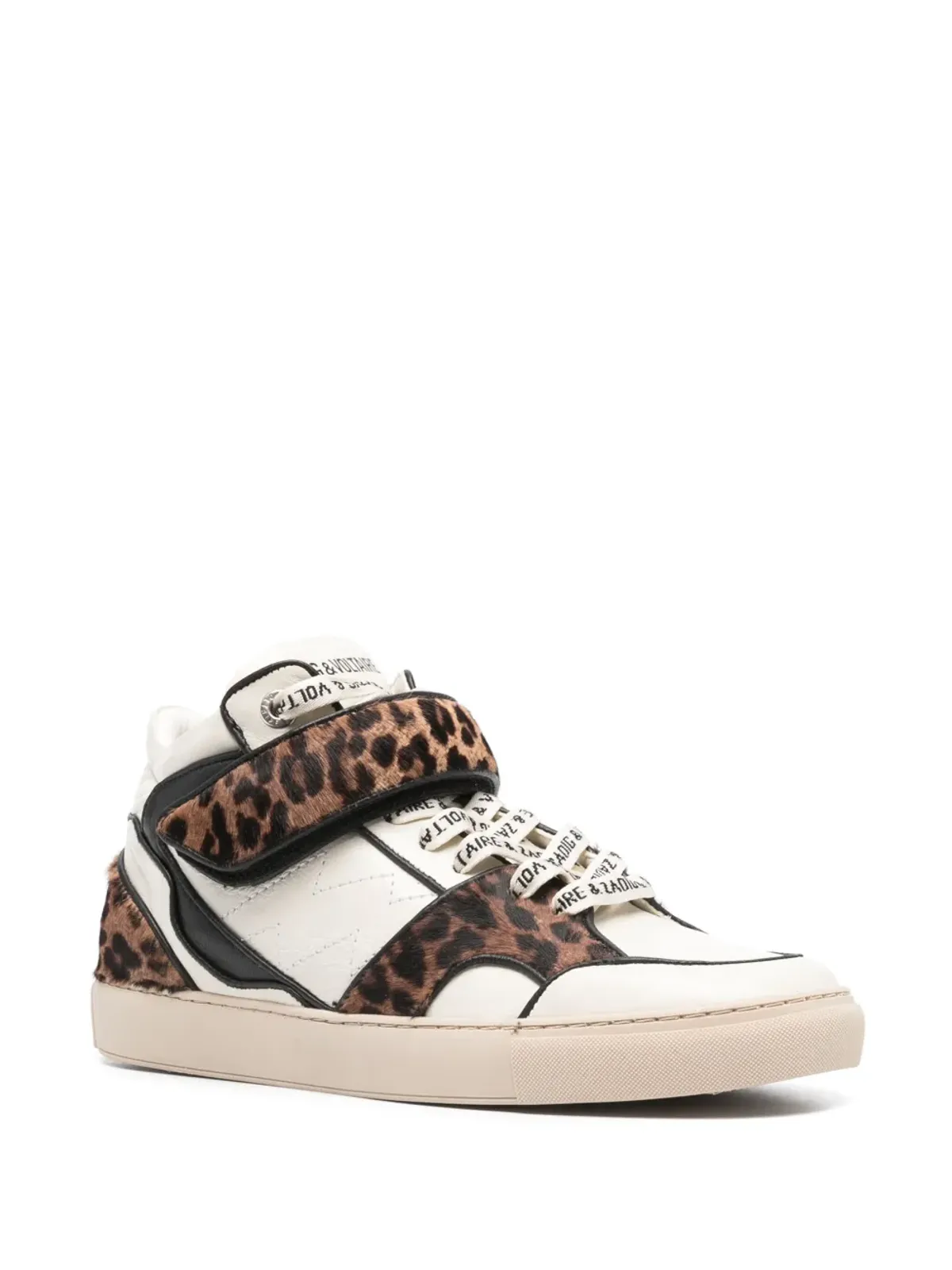 Zadig&Voltaire ミッドフラッシュ レオパード柄スニーカー - 画像2