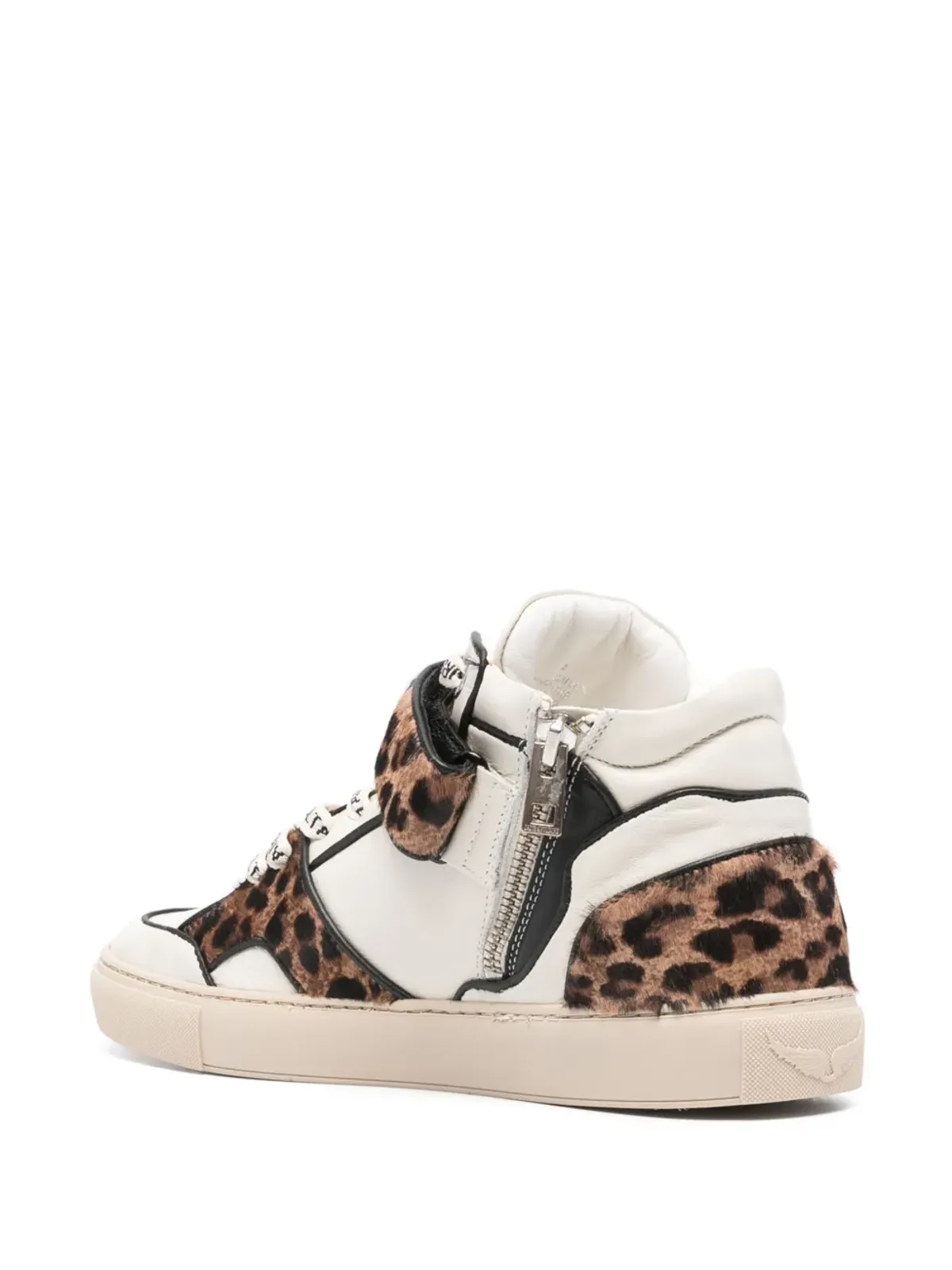 Zadig&Voltaire ミッドフラッシュ レオパード柄スニーカー - 画像3