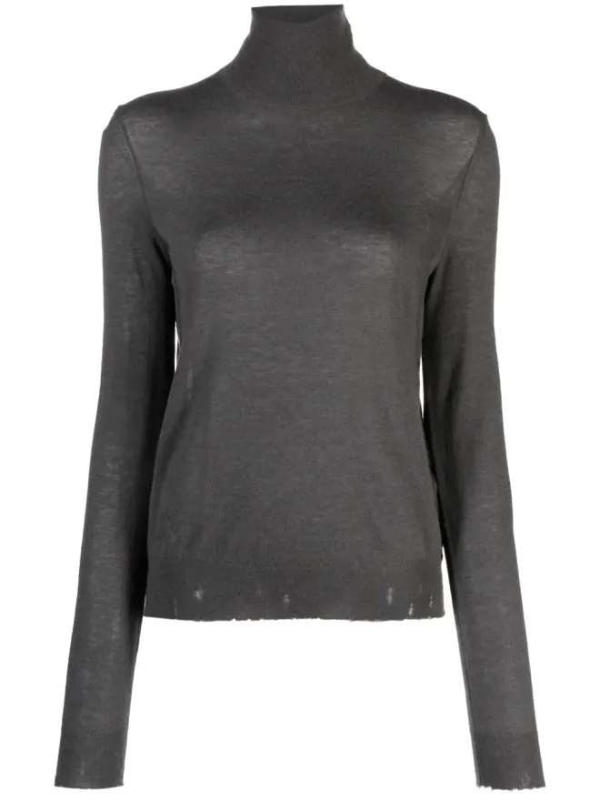 Zadig&Voltaire Zadig&Voltaire ボビー distressed-effect カシミヤ ジャンパーの商品画像