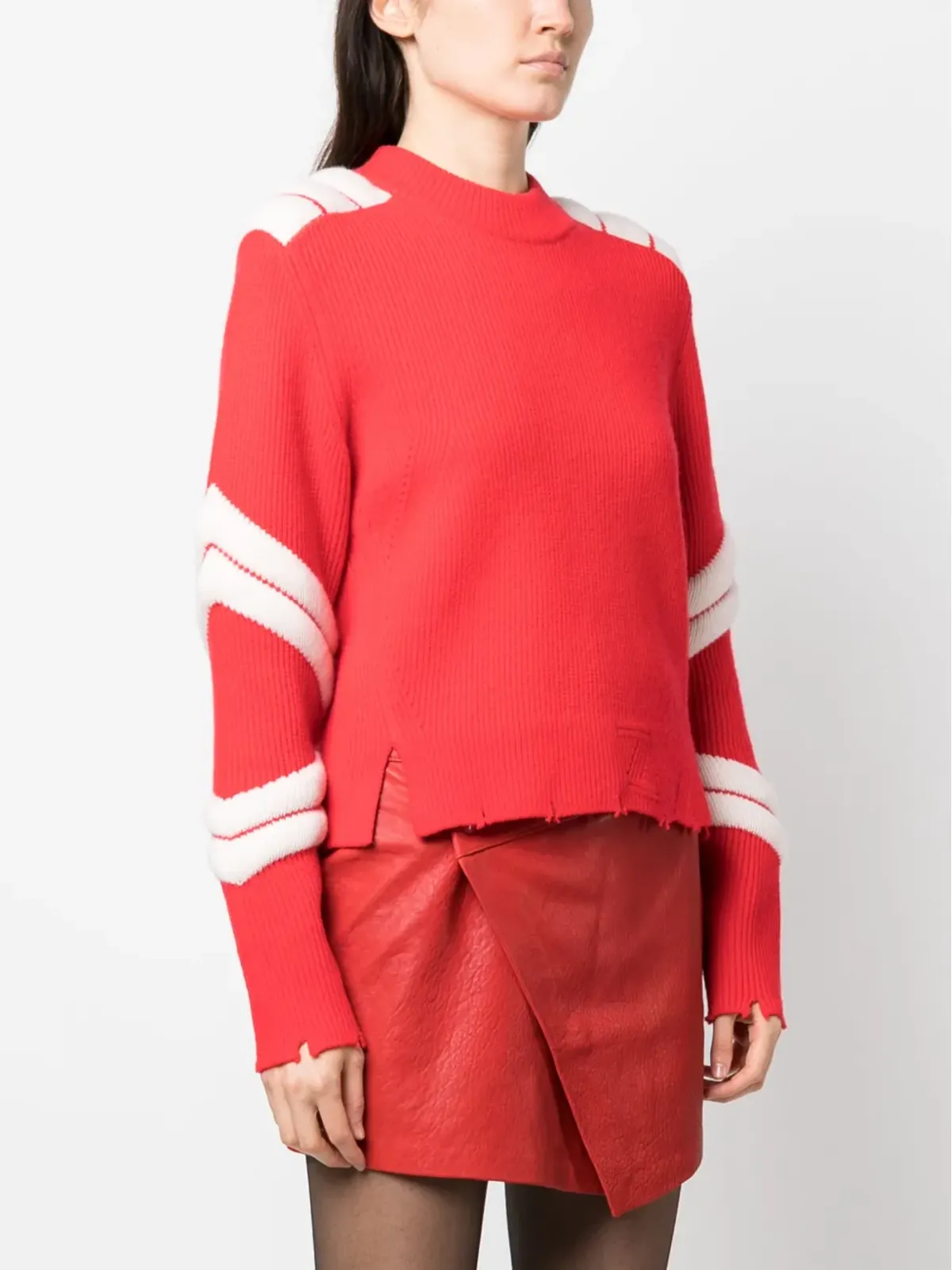 Zadig&Voltaire ジョージア ウール トップ - レッド - 画像3