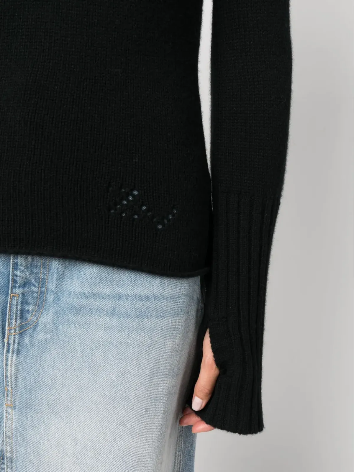 Zadig&Voltaire ロールネック カシミヤ ジャンパー - 画像5