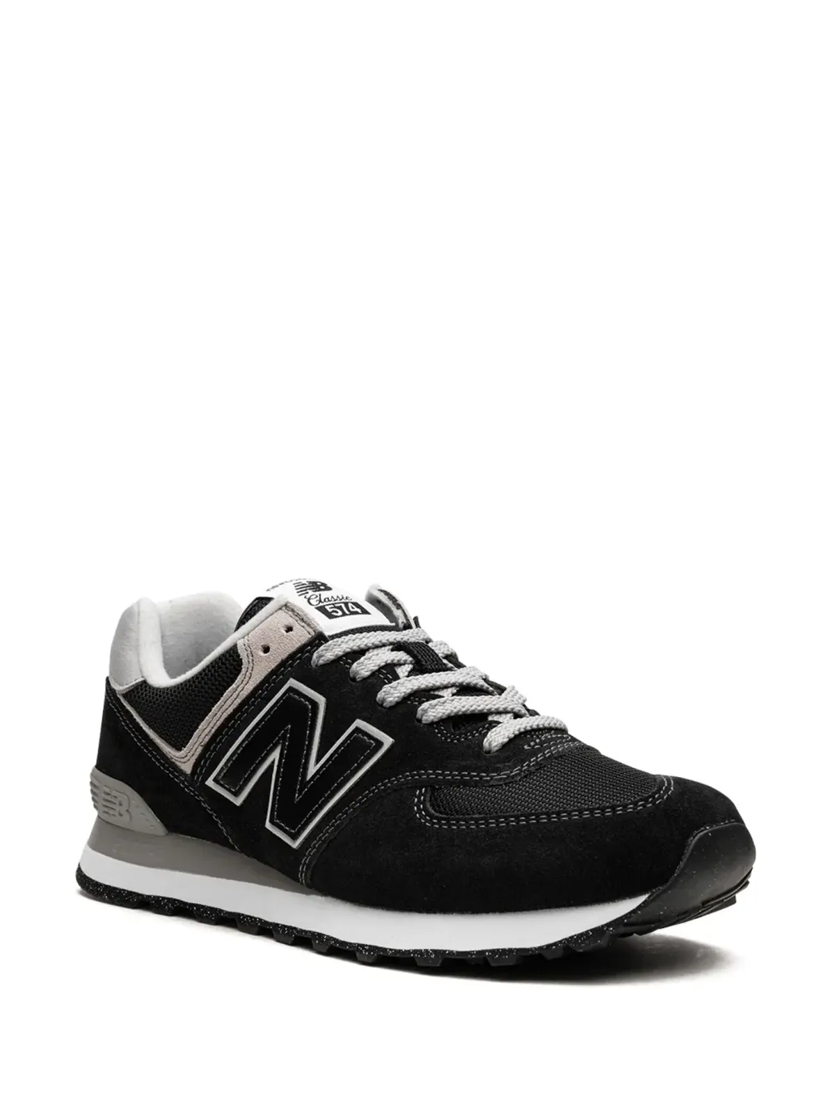 New Balance 574 ブラック/ホワイト スニーカー - 画像2