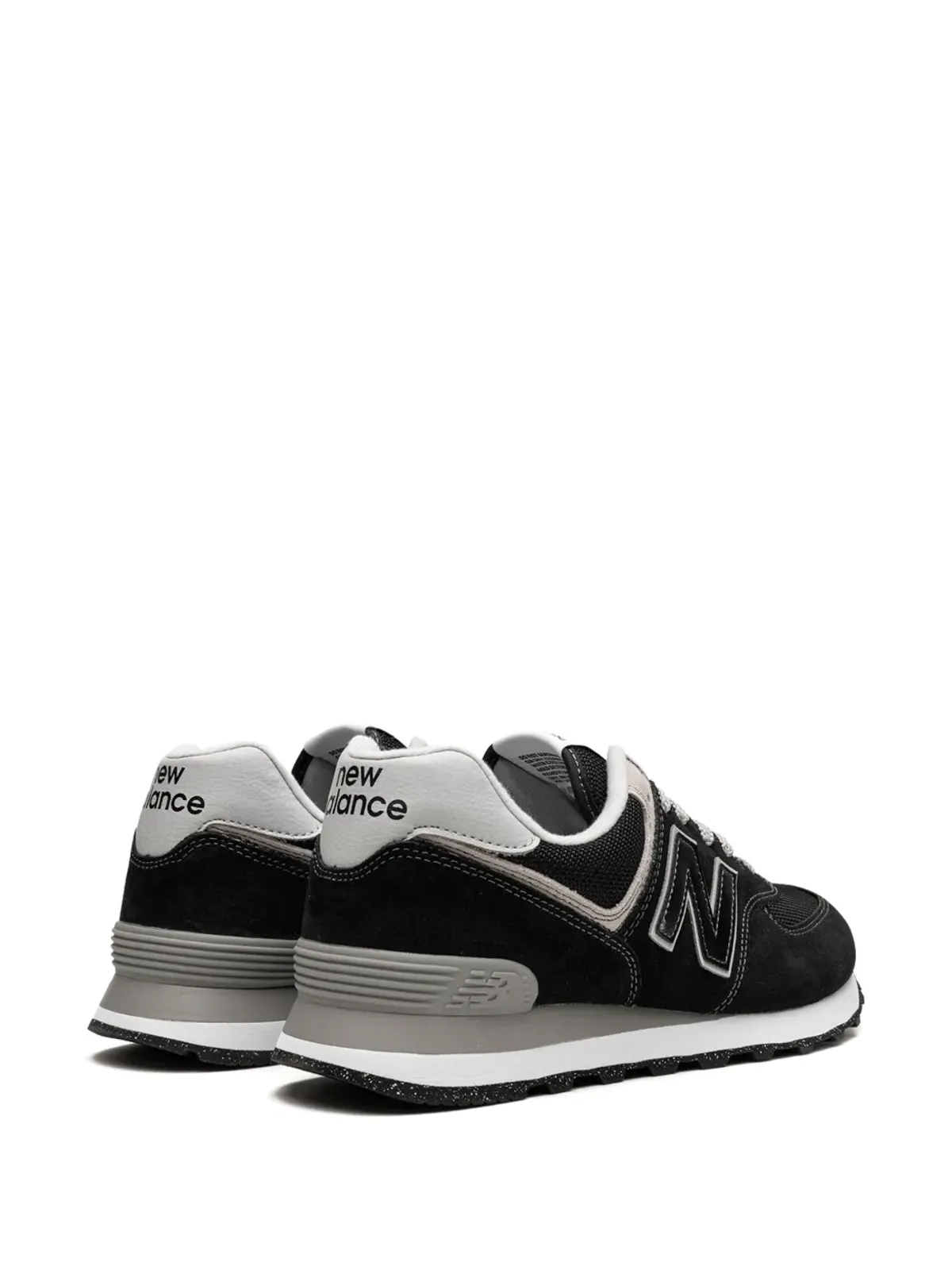 New Balance 574 ブラック/ホワイト スニーカー - 画像3