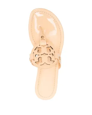 Tory Burch ミラー カットアウト レザー フリップフロップ - サムネイル4