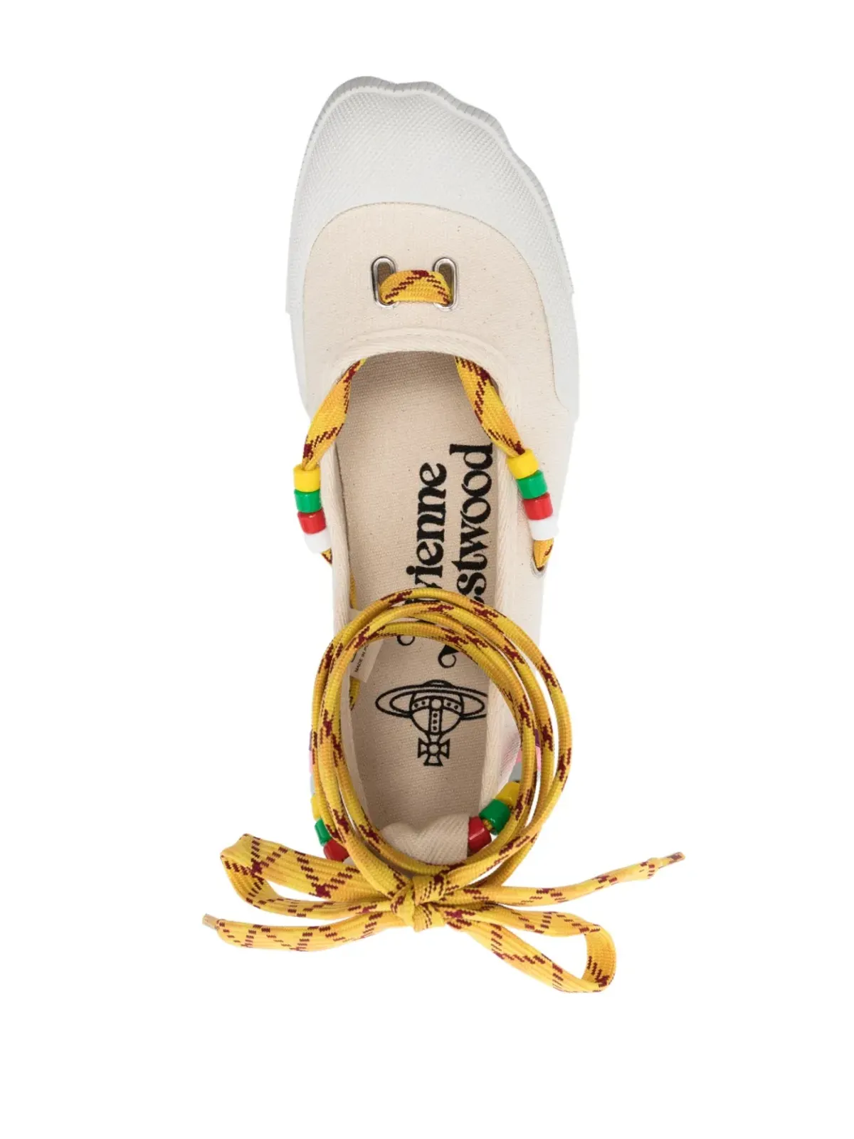 Vivienne Westwood レースアップ バレリーナスニーカー - 画像4