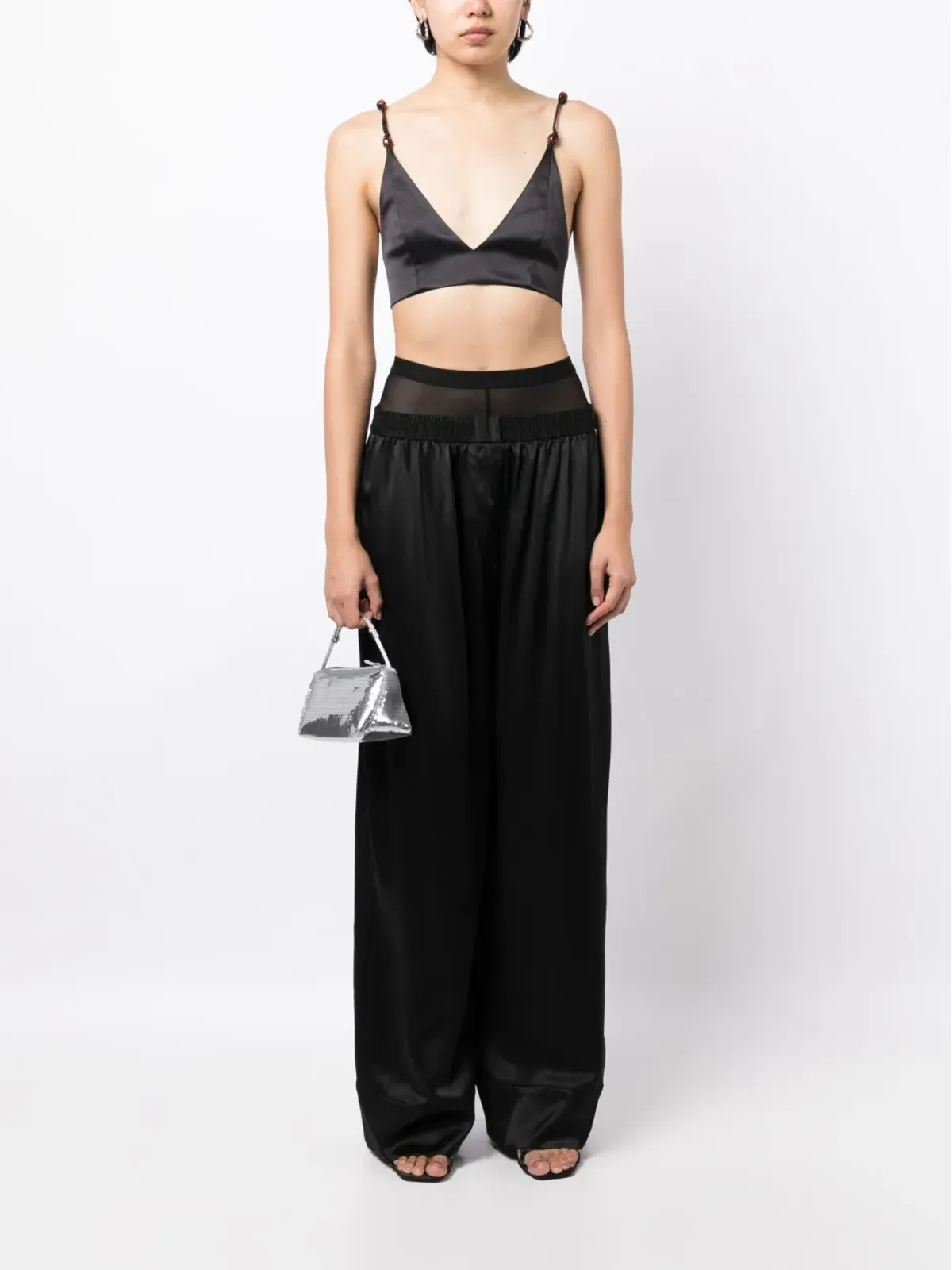 Alexander Wang レイヤード メッシュ ボクサー トラウザーズ - 画像2