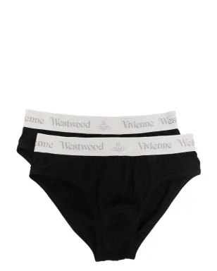 Vivienne Westwood ロゴ入りウエストバンド コットンブリーフ - サムネイル1