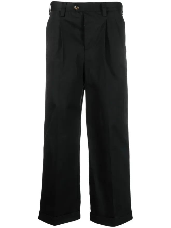 PT Torino PT Torino プリーツエッジ クロップドパンツの商品画像