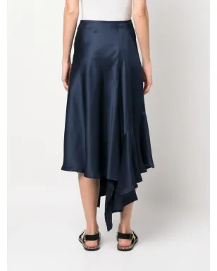 Colville アシンメトリックヘム シルクスカート - サムネイル4