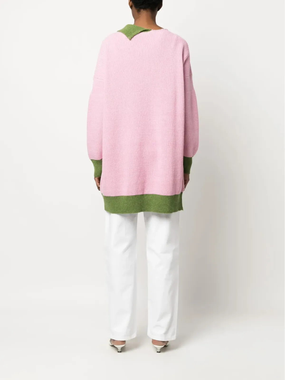 Marni シェトランド アシンメトリック ジャンパー - 画像4
