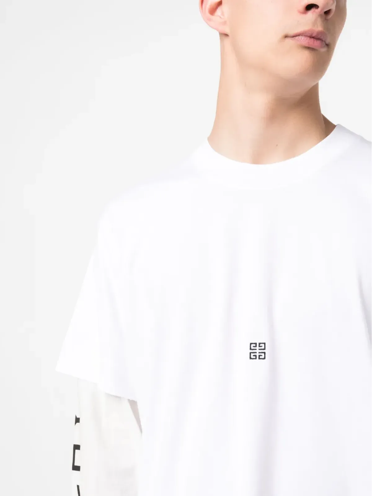 Givenchy ロゴプリント レイヤード Tシャツ - 画像5