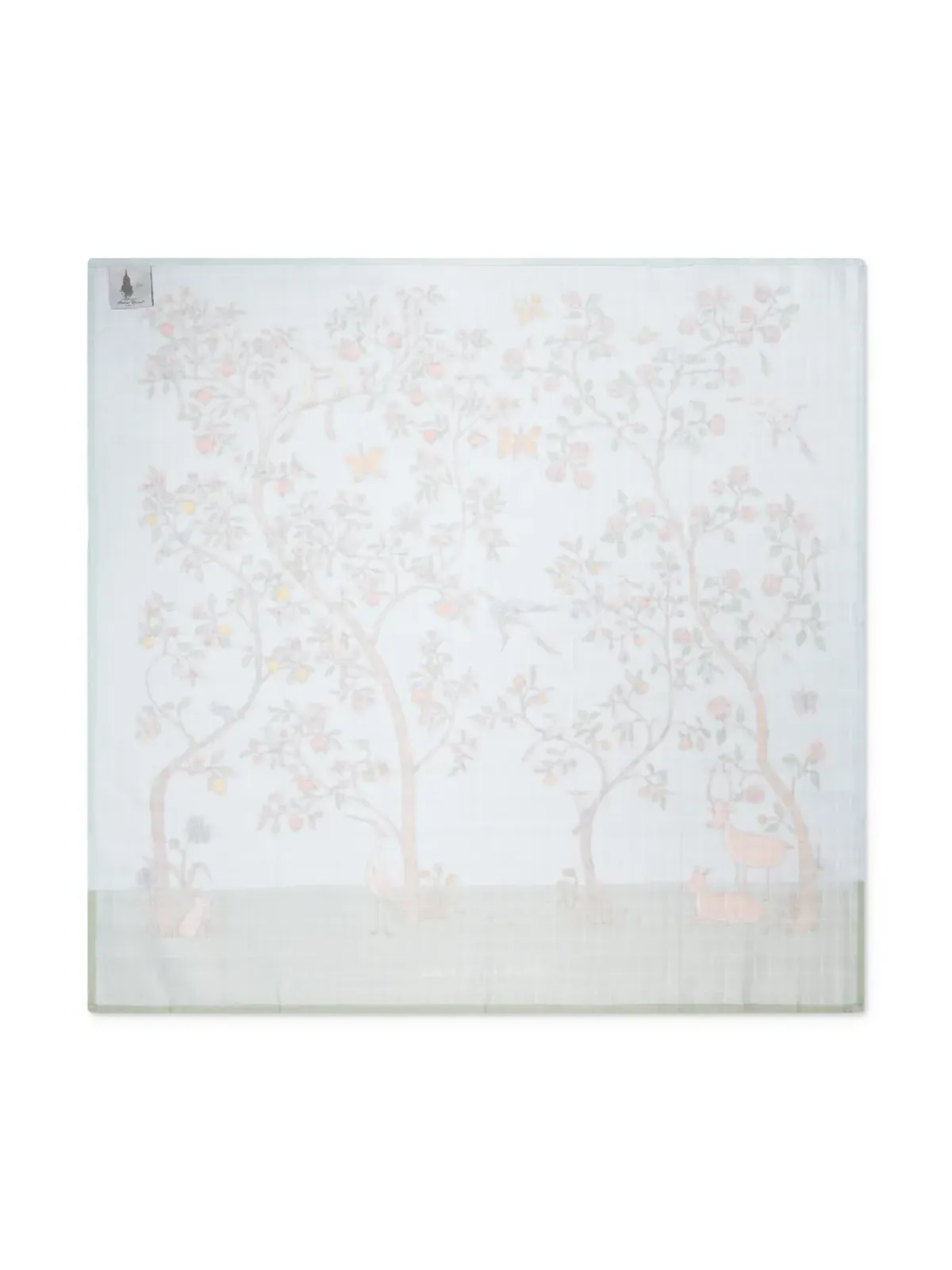 Atelier Choux グラフィックプリント オーガニックコットン carré - ブルー - 画像2