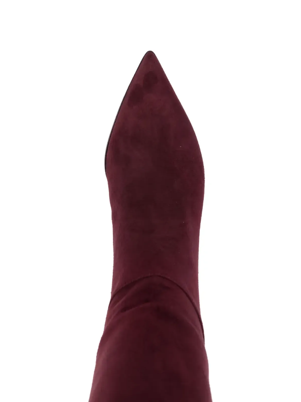 Gianvito Rossi スエードのニー丈ブーツ レッド - 画像4