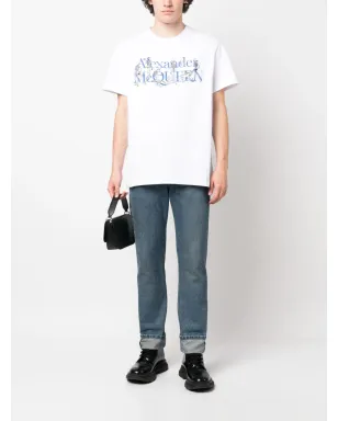 Alexander McQueen ロゴプリント半袖Tシャツ - サムネイル2