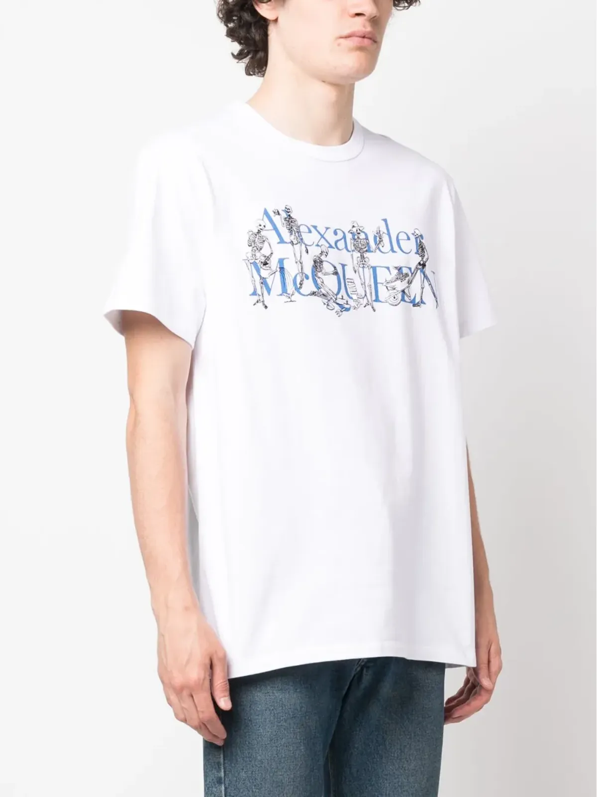 Alexander McQueen ロゴプリント半袖Tシャツ - 画像3