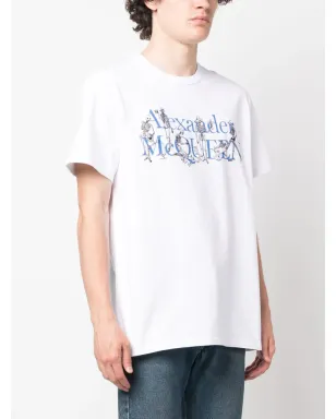 Alexander McQueen ロゴプリント半袖Tシャツ - サムネイル3