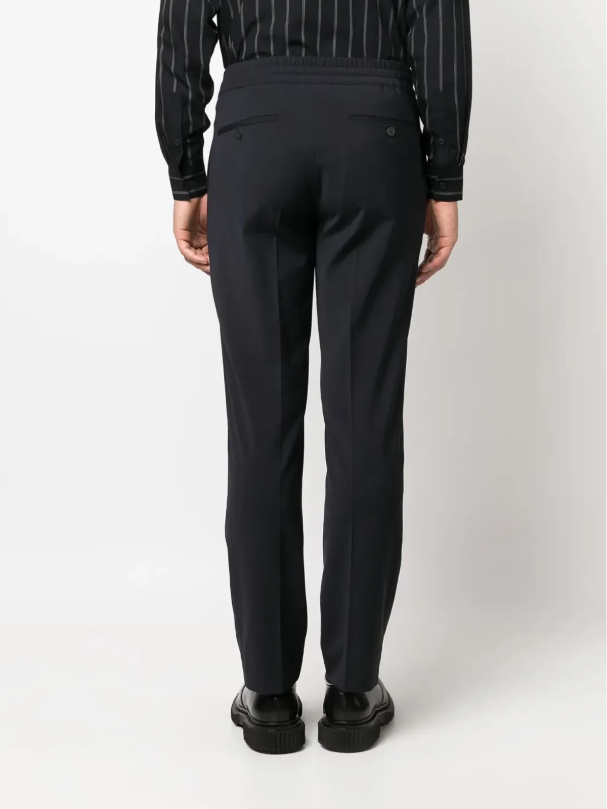 SANDRO エラスティック入りストレートレッグパンツ - 画像4