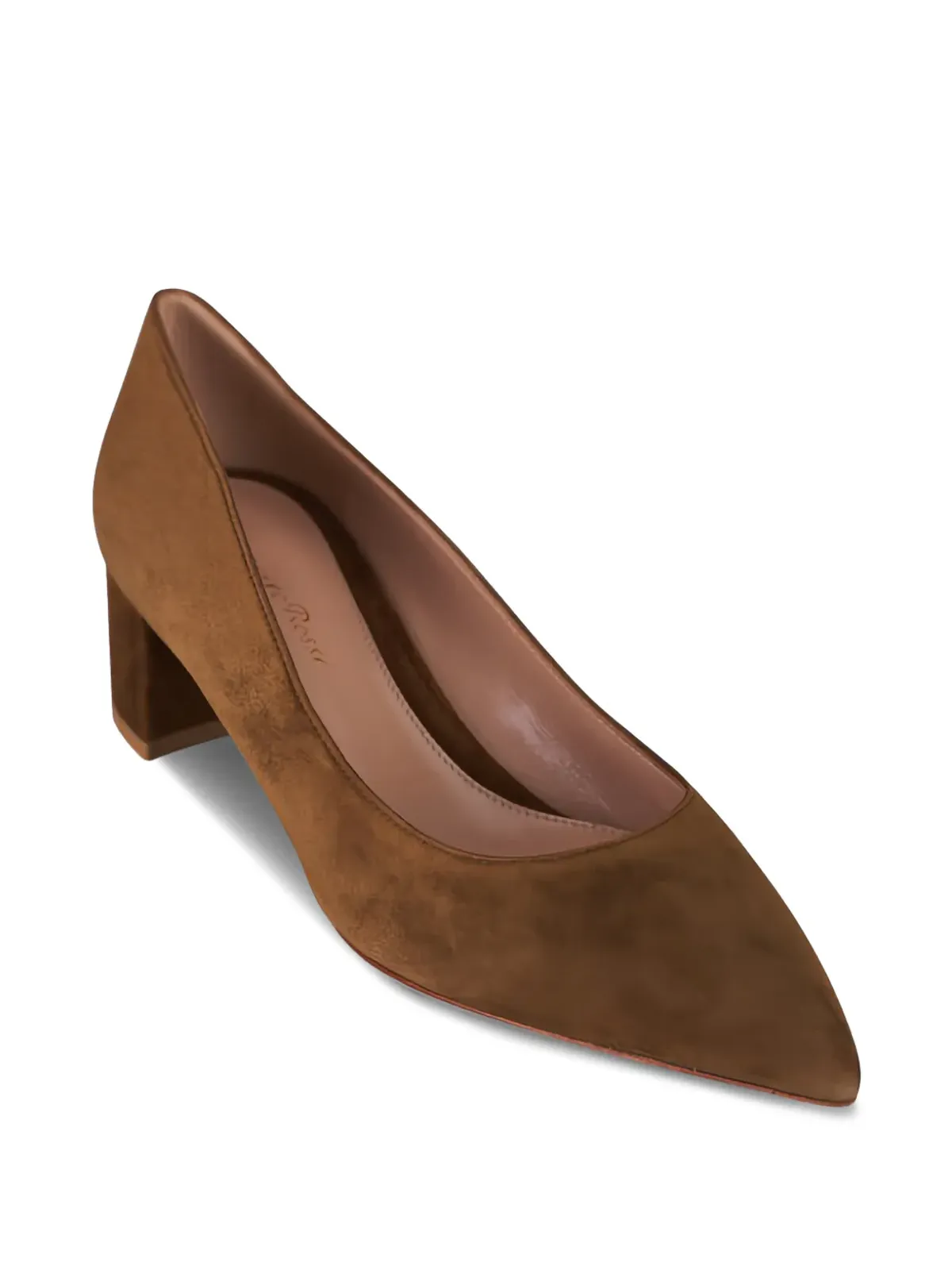 Gianvito Rossi Piper suede pumps - Brown - 画像2