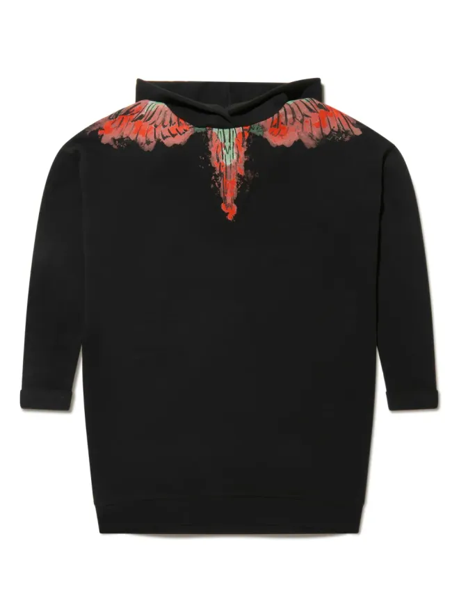 COUNTY OF MILAN KIDS COUNTY OF MILAN KIDS グラフィックプリント コットン フーディーの商品画像