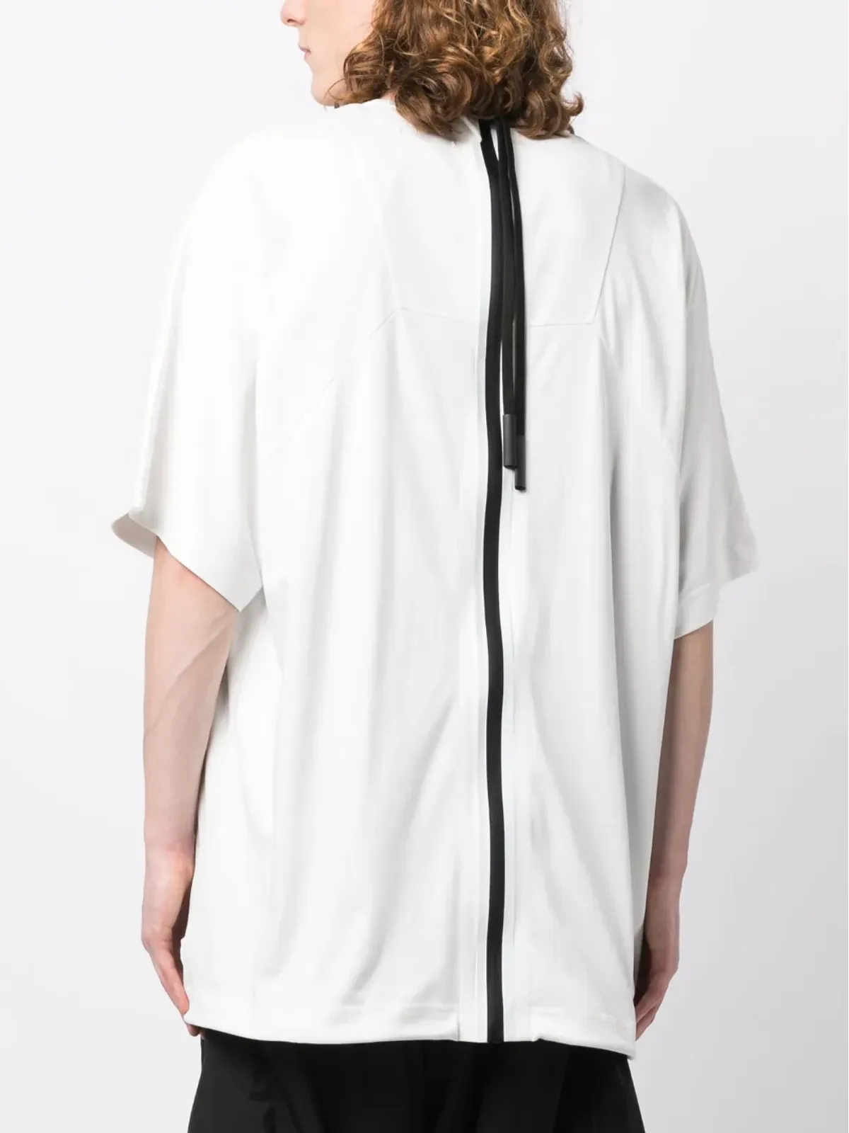 Templa リボンディテール付きコットンTシャツ - 画像4