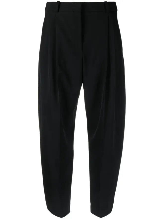 Stella McCartney Stella McCartney テーパードレッグ クロップド ウールパンツの商品画像
