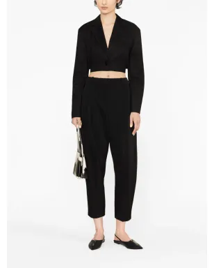 Stella McCartney テーパードレッグ クロップド ウールパンツ - サムネイル2