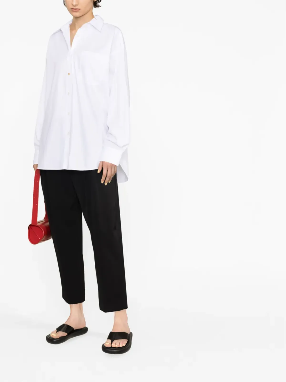 Stella McCartney 長袖コットンシャツ - White - 画像2