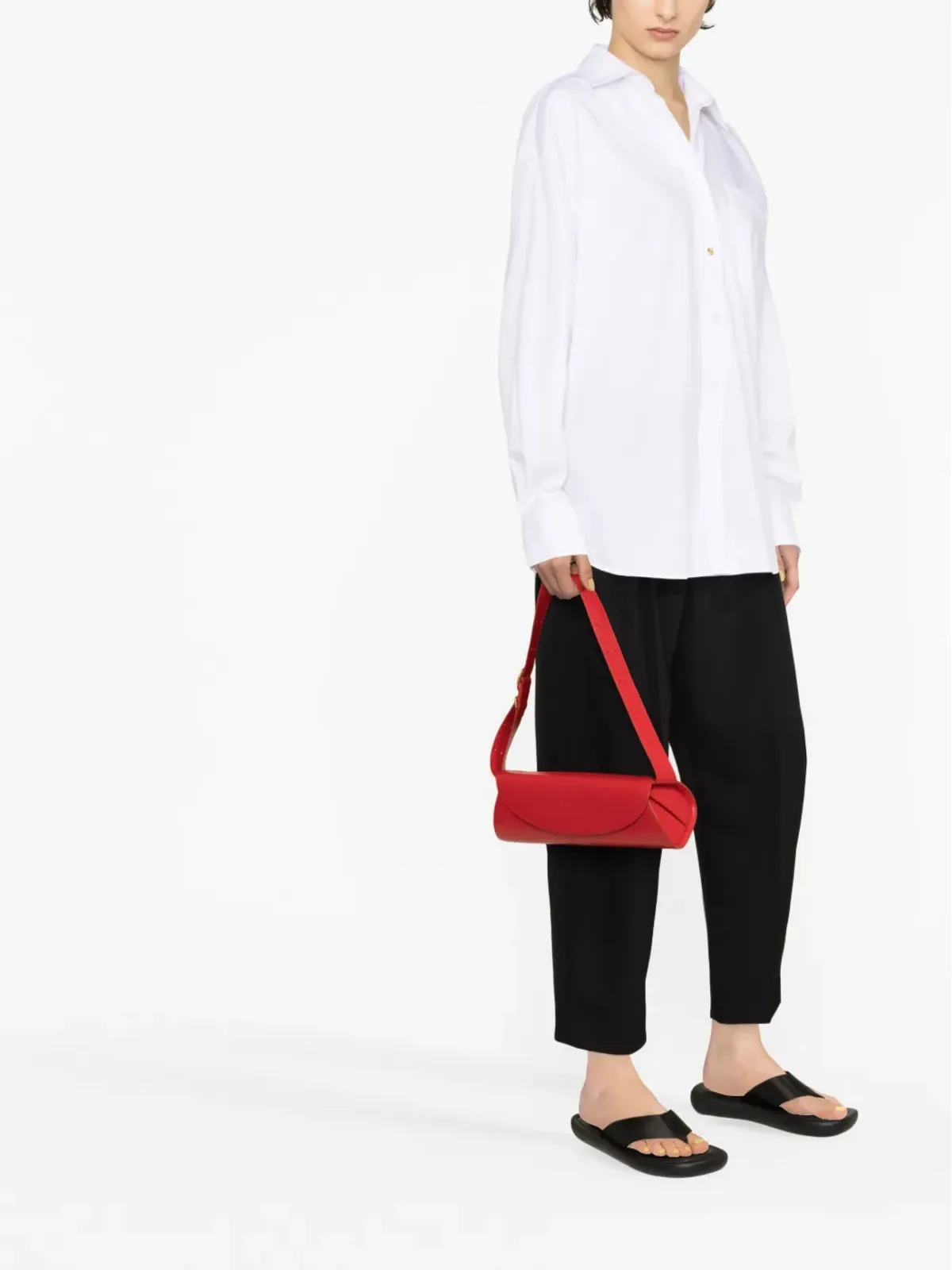 Stella McCartney 長袖コットンシャツ - White - 画像3