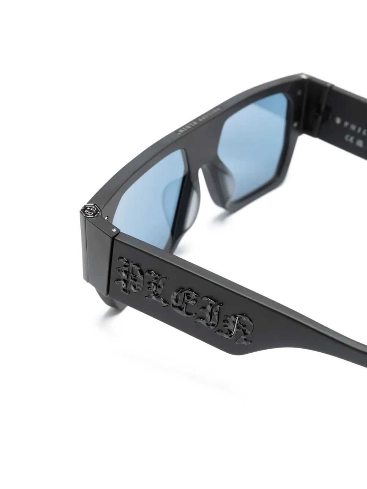 Philipp Plein Eyewear ロゴエンボス レクタングルフレーム サングラス - 画像3