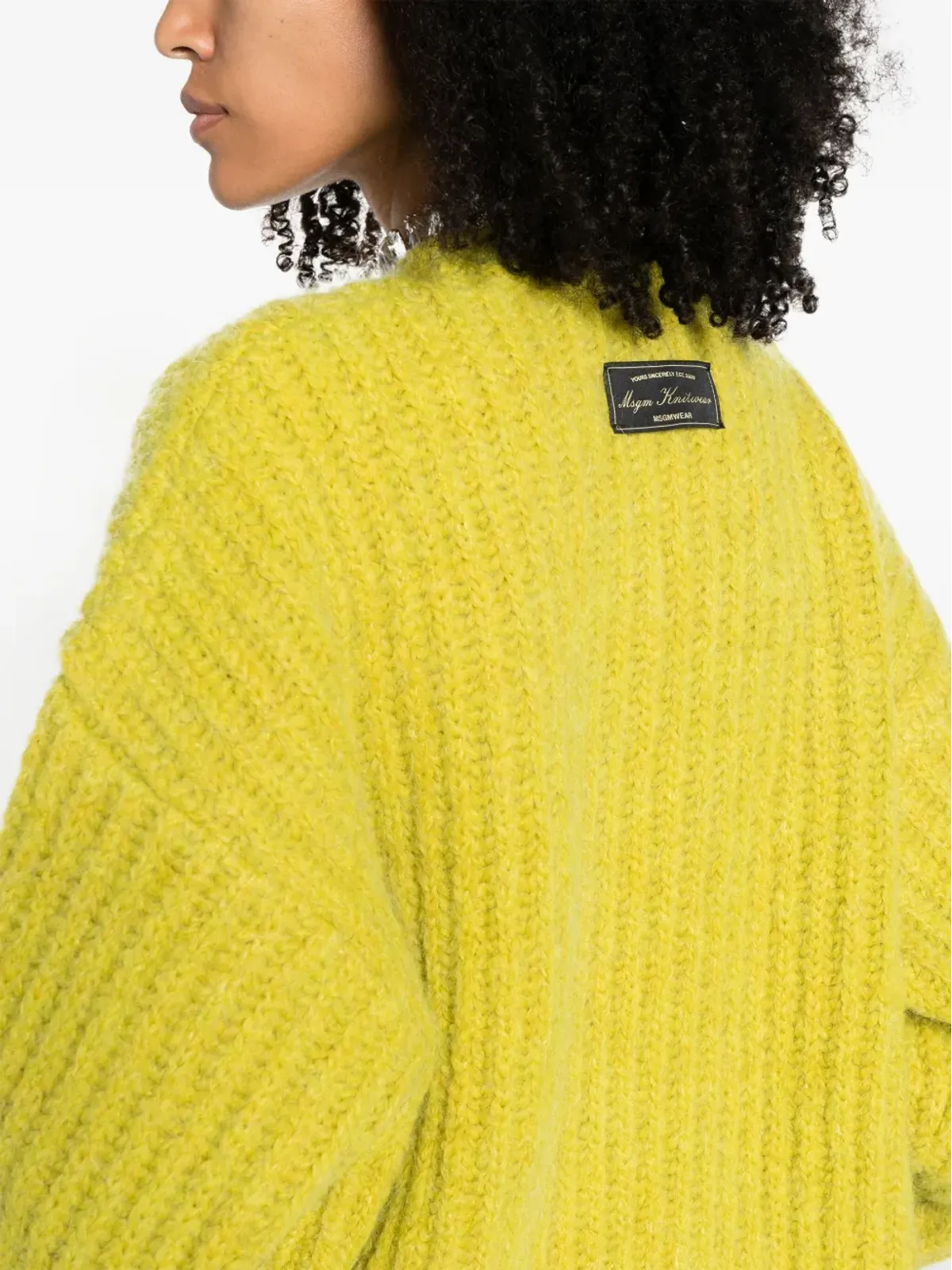MSGM チャンクニット クルーネック セーター - 画像5