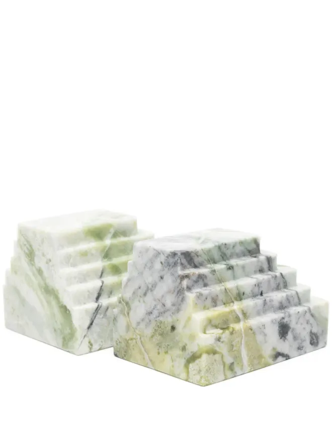 Soho Home Soho Home Lola marble bookends - Greenの商品画像