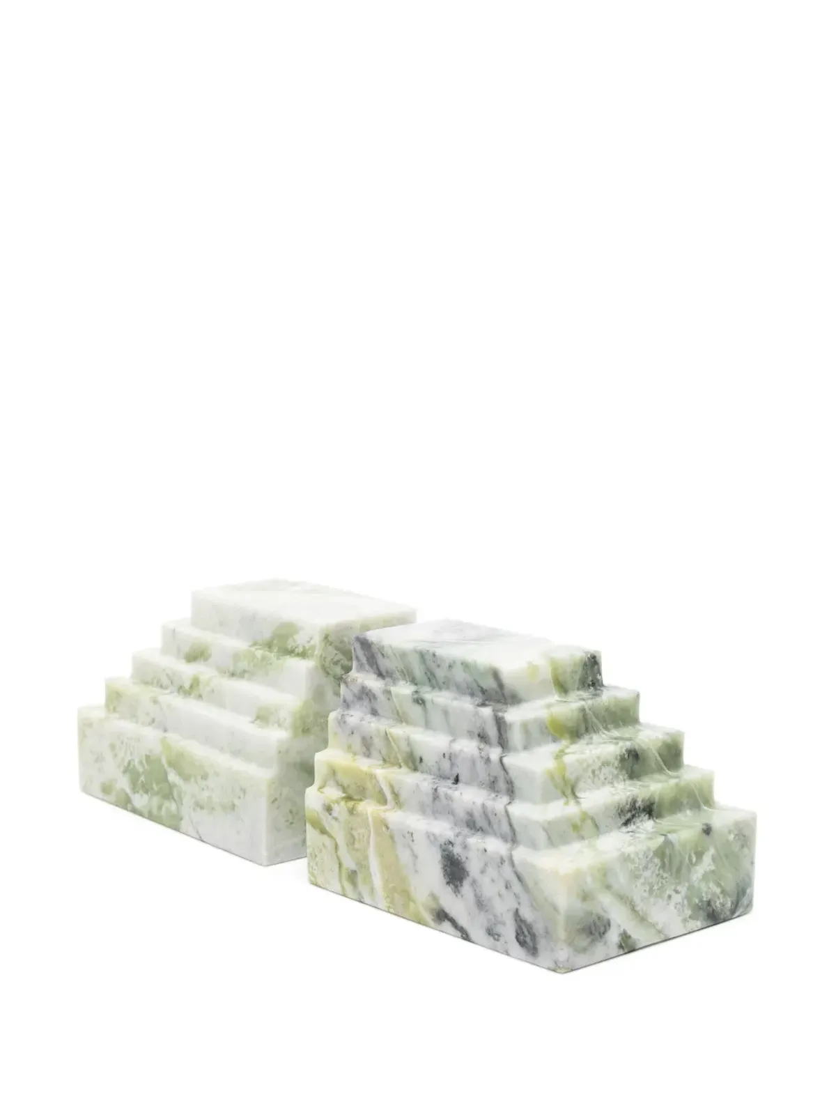 Soho Home Lola marble bookends - Green - 画像2
