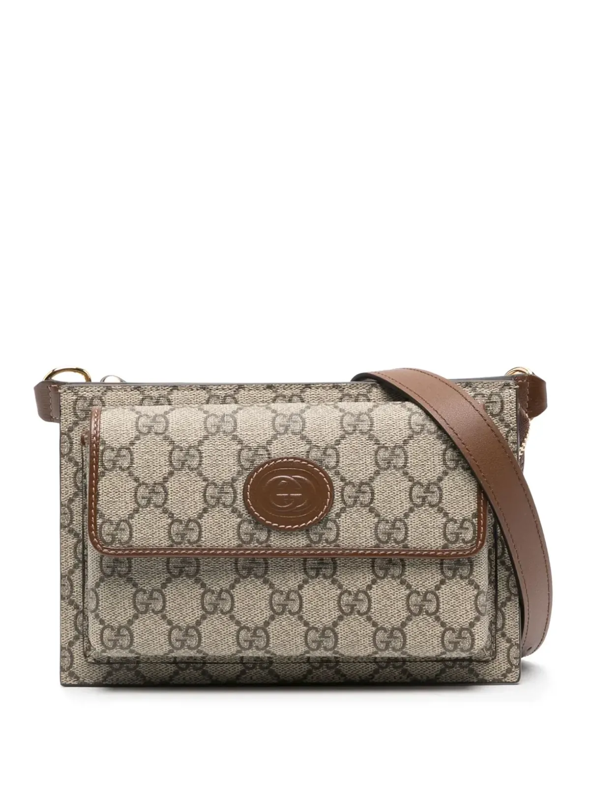 Gucci GG Supremeキャンバス ベルトバッグ - 画像1