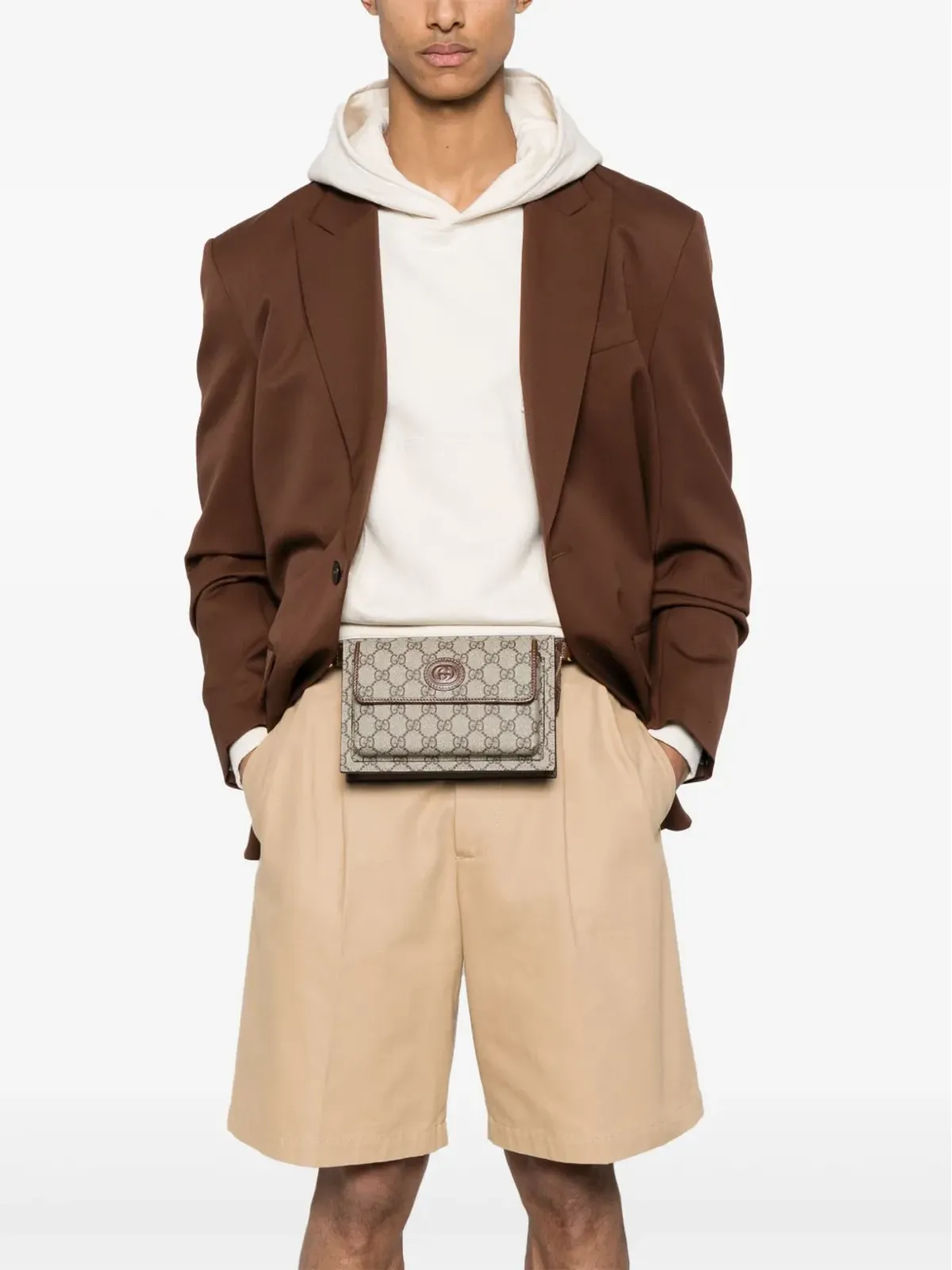 Gucci GG Supremeキャンバス ベルトバッグ - 画像2
