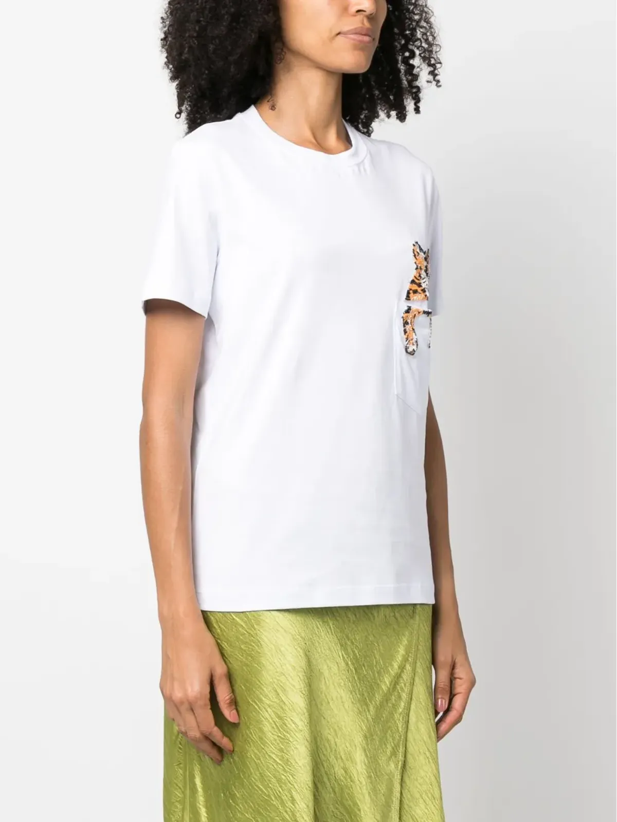 MSGM 猫モチーフのコットンTシャツ - 画像3