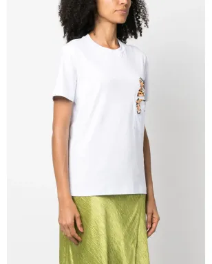MSGM 猫モチーフのコットンTシャツ - サムネイル3