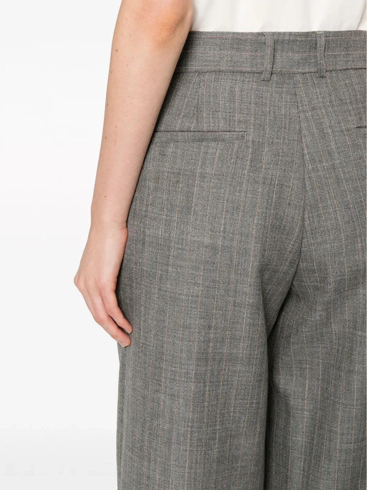 MSGM テーラードウールパンツ（グレー） - 画像5