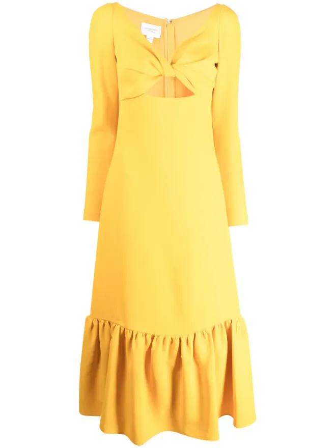 Giambattista Valli Giambattista Valli ツイストフロント ミディドレスの商品画像