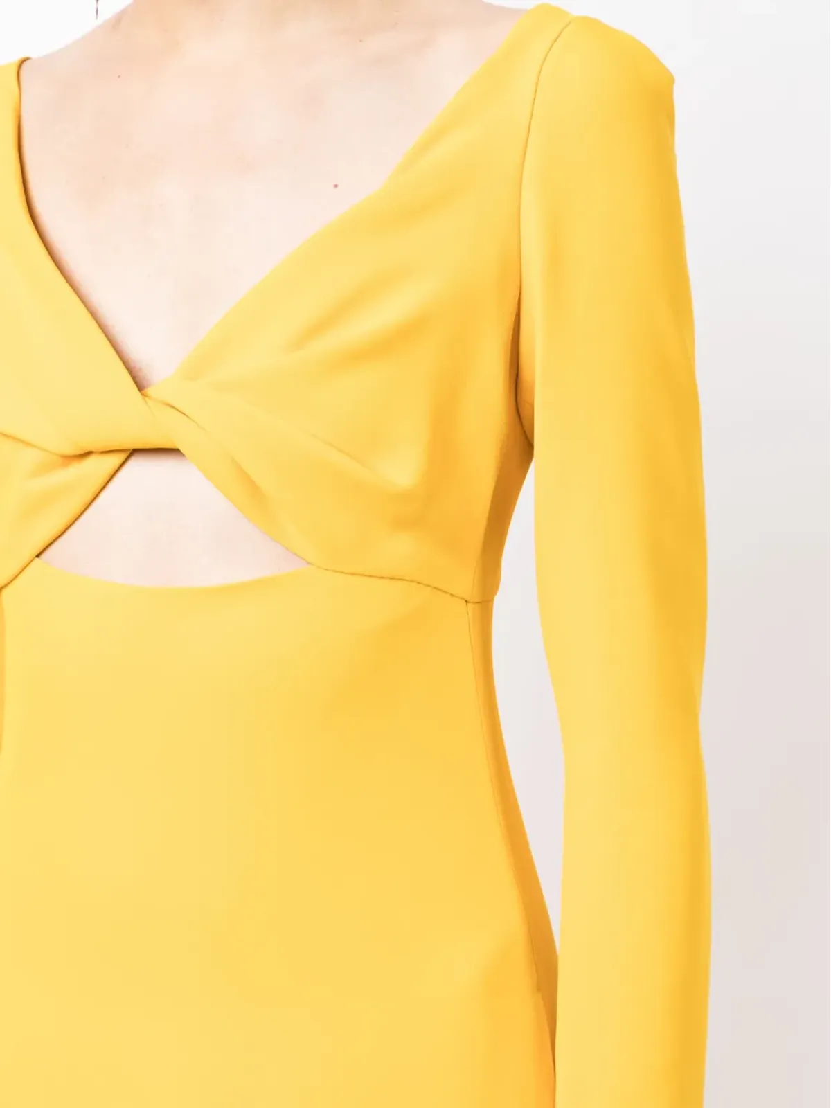 Giambattista Valli ツイストフロント ミディドレス - 画像5