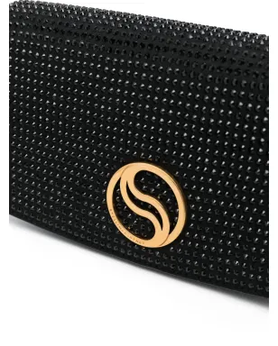 Stella McCartney ラインストーン装飾クロスボディバッグ - ブラック - サムネイル4